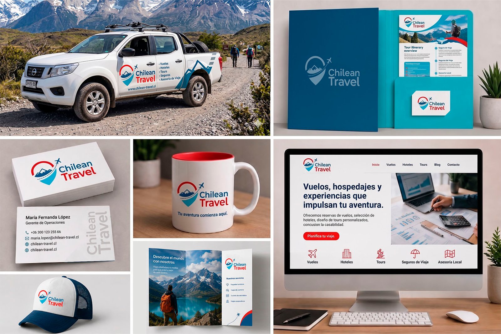 MOCK UP CHILEAN TRAVEL